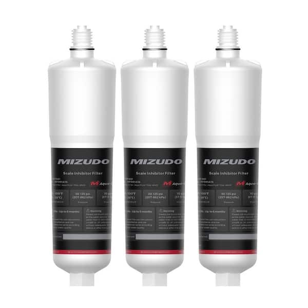 AP431 Replacement Cartridge for Aqua-Pure AP430SS, Whole House Scale Inhibition Filter, Water Heater Softener, 3 Pack