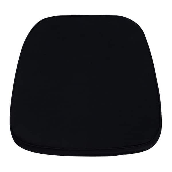 Flash Furniture Soft Black Fabric Chiavari Chair Cushion