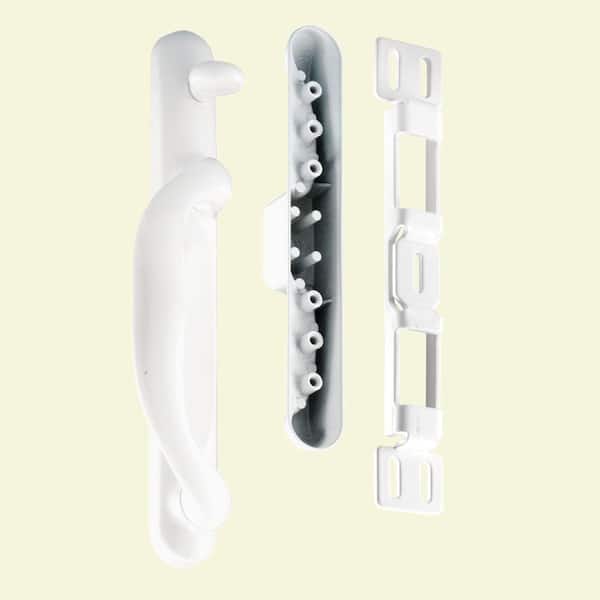 Prime-Line White Diecast, Mortise System Left Hand Patio Door Handle