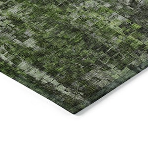 Chantille ACN581 Green 5 ft. x 7 ft. 6 in. Machine Washable Indoor/Outdoor Geometric Area Rug