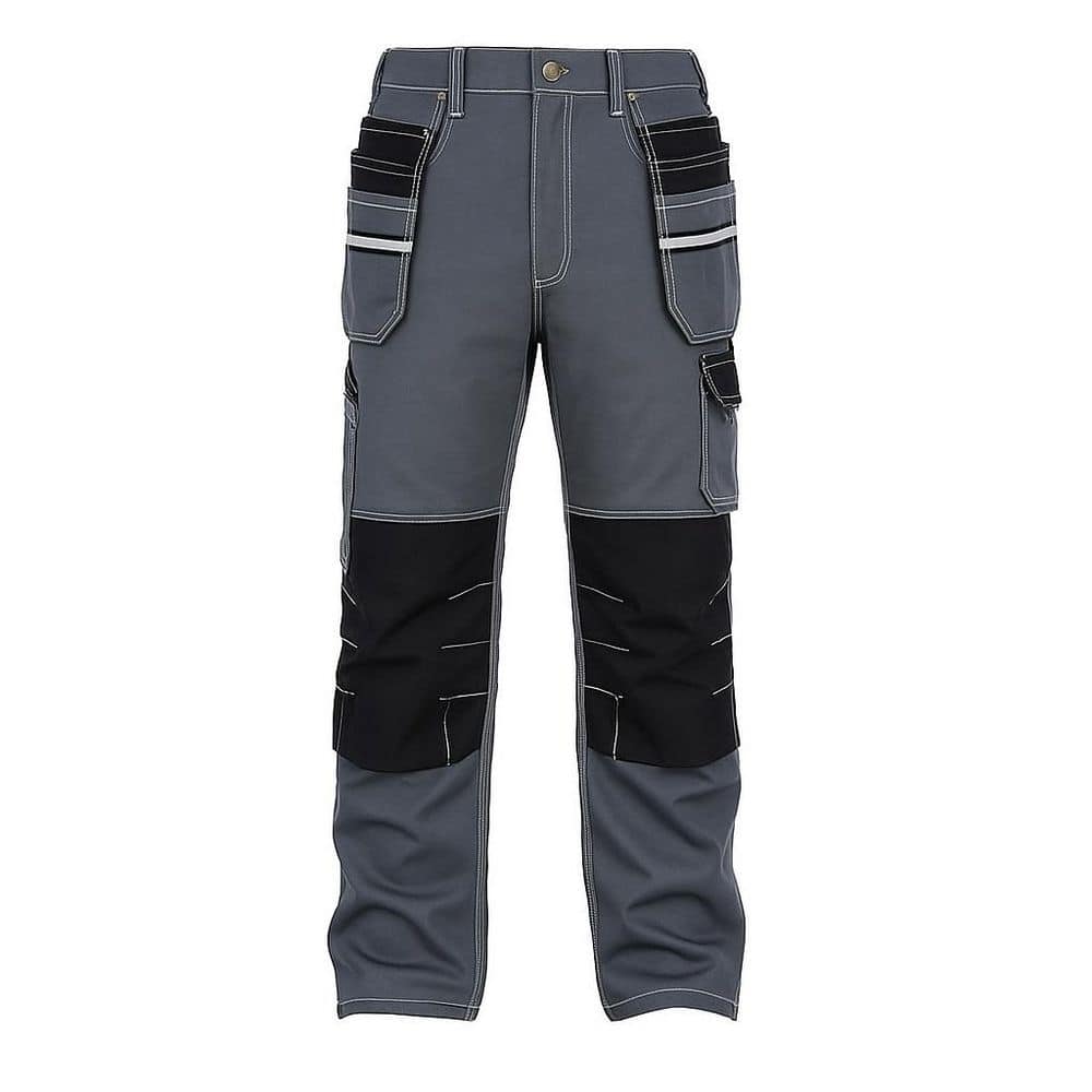 Unisex 32 in. W x 28 in. Gray Cotton Heavy-Duty Work Pants price history on PriceWatchPro