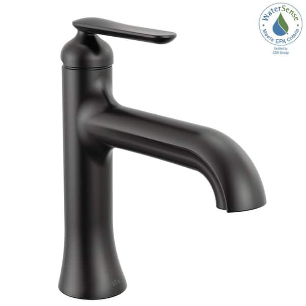 Delta Bonacci Single Handle Single Hole Bathroom Sink Faucet in