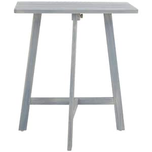 Benton Ash Gray Square Wood Outdoor Side Table