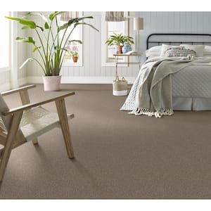 Urban Artifact II - Western Days - Brown 60.9 oz. Nylon Texture Installed Carpet