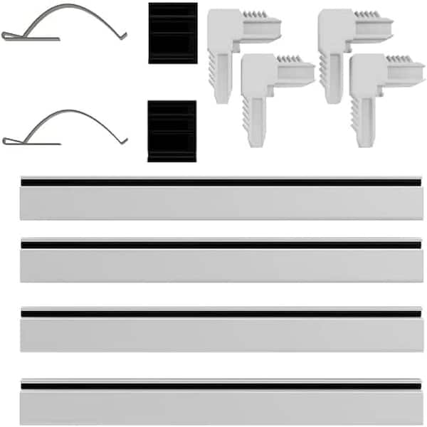 60 in. x 60 in. White Window Screen Frame Kit