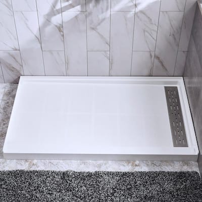 Rectangular 48 X 36 Shower Pans Showers The Home Depot