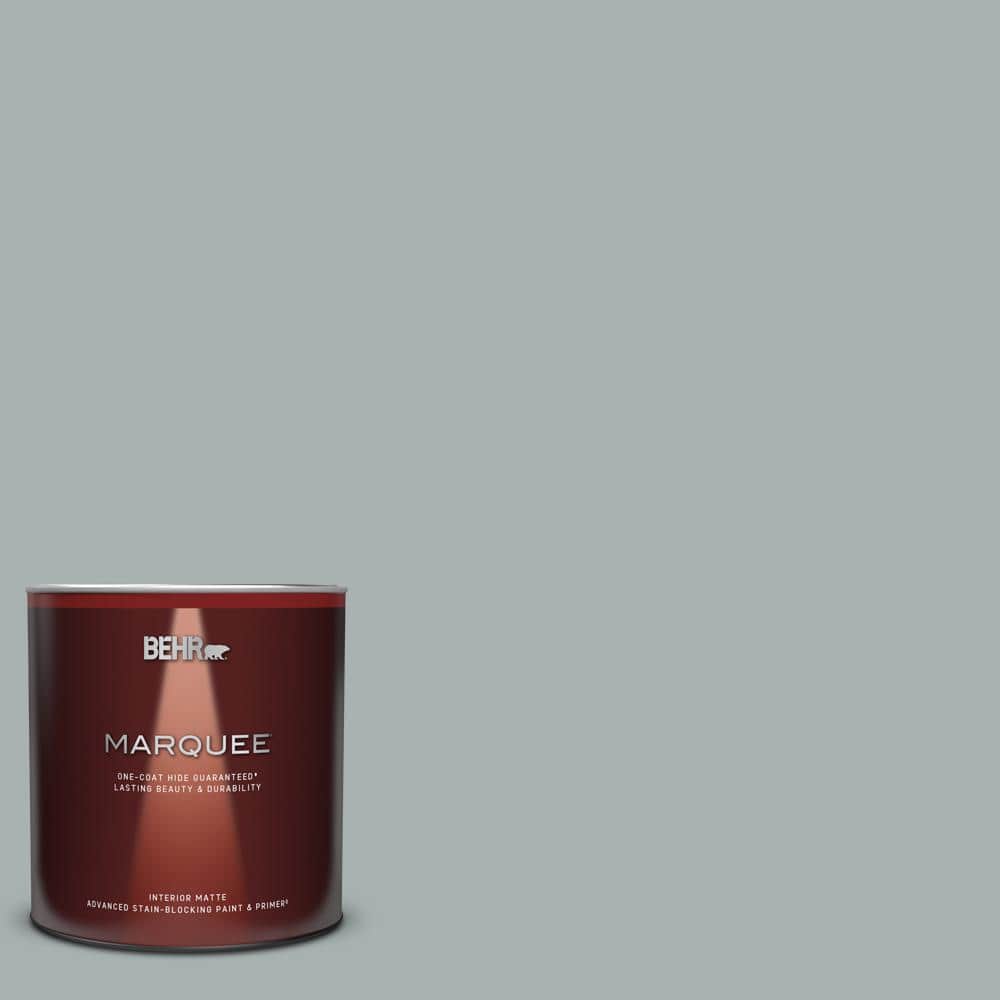 BEHR MARQUEE 1 qt. 730F4 Flint Smoke OneCoat Hide Matte Interior