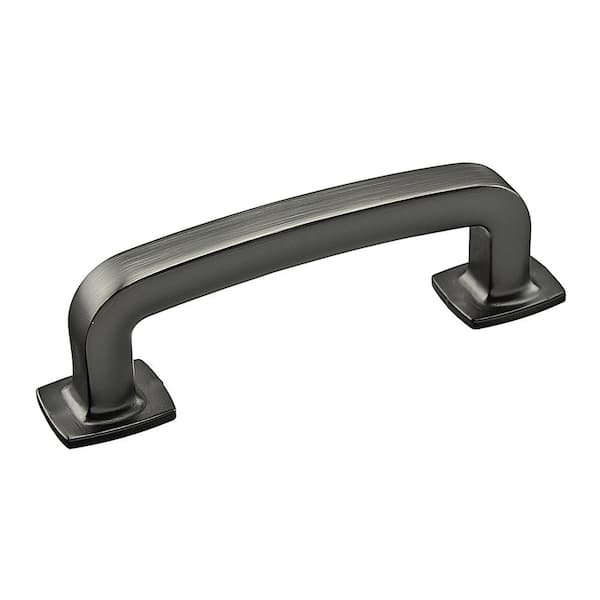 Richelieu Hardware Terrebonne Collection 3 in. (76 mm) Antique Nickel Transitional Cabinet Bar Pull