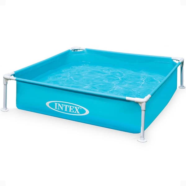 Mini Frame 4 ft. x 12 in. rectangular 48 in. Kiddie Beginner Swimming Pool