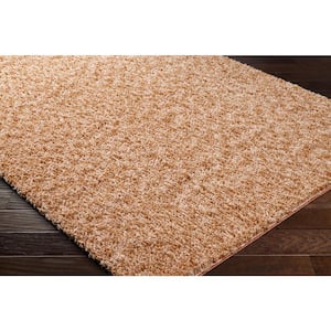 Ultra Shag Brown Modern 5 ft. x 7 ft. Indoor Area Rug