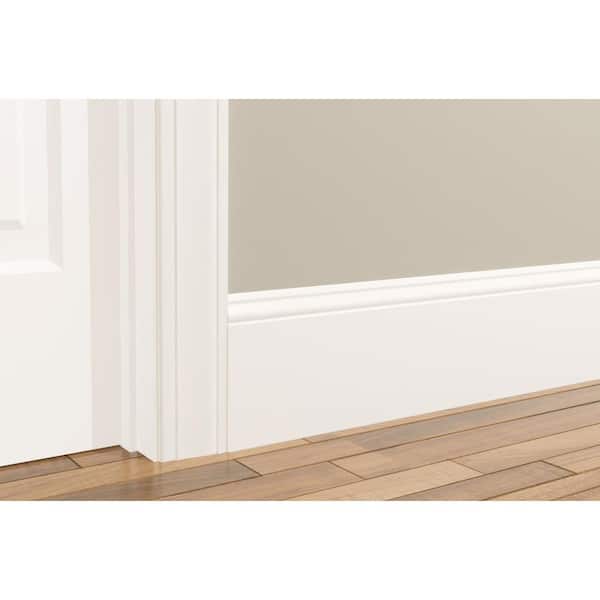 Alexandria Moulding LWM 444 5/8 in. x 3-1/4 in. Primed Fiberboard Casing Molding