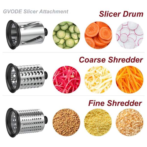 GVODE Silver Meat GrinderandSlicer Shredder Attachment for KitchenAid Stand  Mixer FXKTHP-9019 - The Home Depot