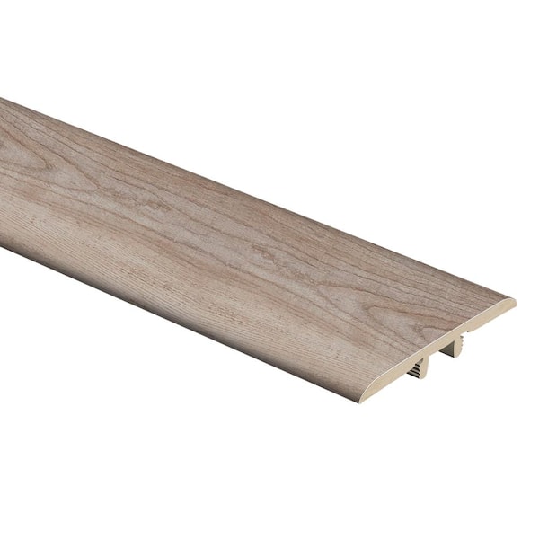 Unbranded Crystal Oak 5/16 in. Thick x 1-3/4 in. Wide x 72 in. Length Vinyl T-Molding