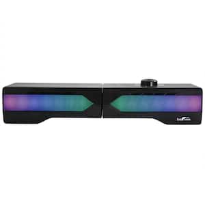 Gaming Dual Soundbar with RGB LED Lights