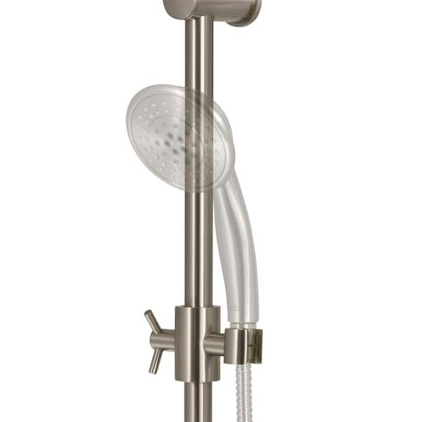 PULSE Showerspas 28 in. Adjustable Slide Bar Shower Panel