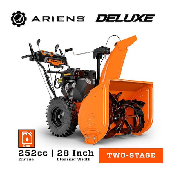 Deluxe 28 in. 2-stage Self-Propelled Gas Snow Blower