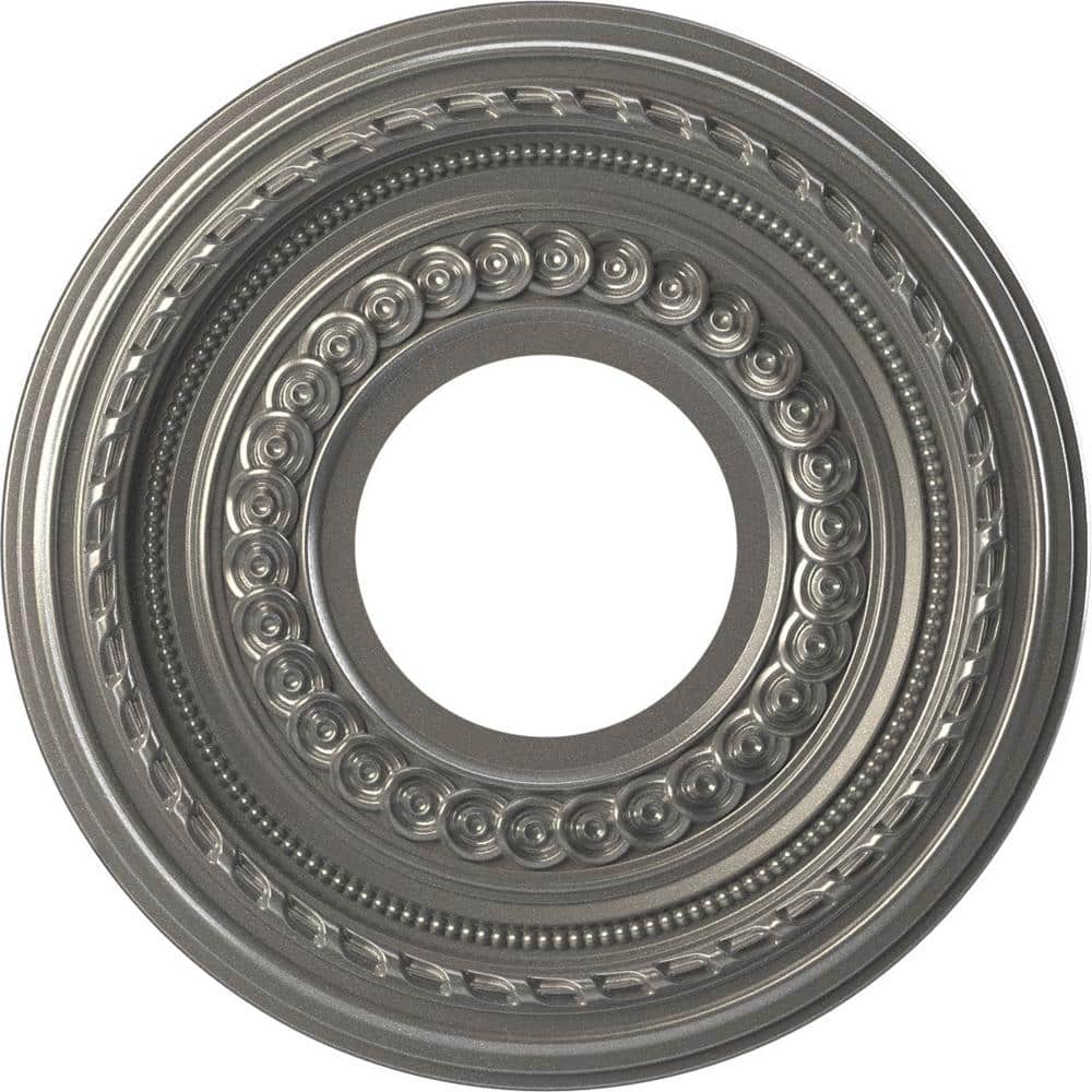 10 in. O.D. x 3-1/2 in. I.D. x 3/4 in. P Cole Thermoformed PVC Ceiling Medallion in Aged Dark Steel price history on PriceWatchPro