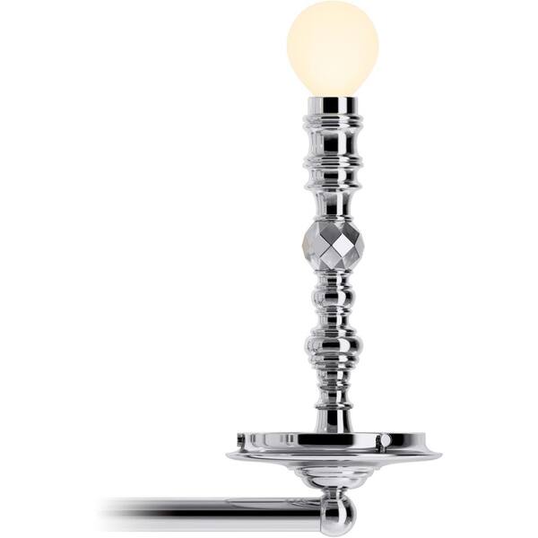 KOHLER Damask 3-Light Polished Chrome Chandelier