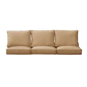 27 x 23 x 5 (6-Piece) Deep Seating Outdoor Couch Cushion in ETC Fawn