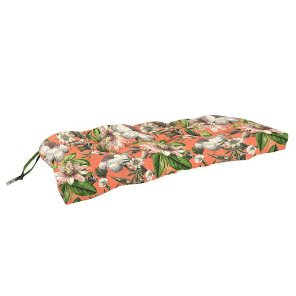 Jordan Manufacturing 43 in. W x 19 in. D x 3 in. T Rectangular Outdoor Wicker Bench Cushion