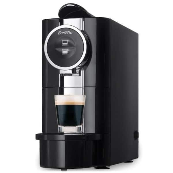 Barsetto Black Stainless Steel Single Serve Espresso Machine (1 CUP ...