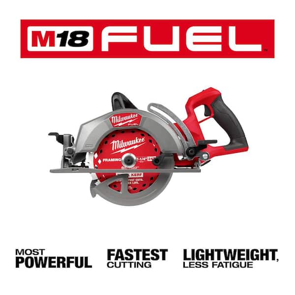 M18 FUEL 18V Lithium-Ion Cordless 7-1/4 in. Rear Handle Circular Saw (Tool-Only)