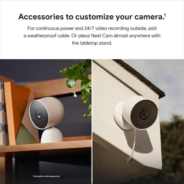 Google Nest Cam (Battery) - Outdoor or Indoor Security Camera (2