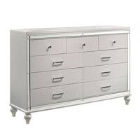 NEW CLASSIC HOME FURNISHINGS New Classic Furniture Valentino White 9-drawer 66 in. Dresser BA9698W-050