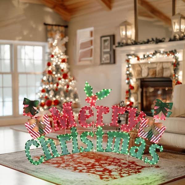 Outdoor merry christmas sign hotsell
