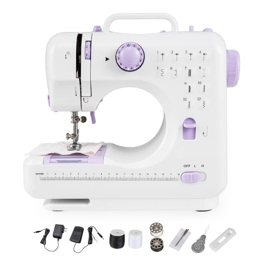 Portable Mini Sewing Machine with 12 Built-in Stitches and 2-Speed Control for Beginners price history on PriceWatchPro