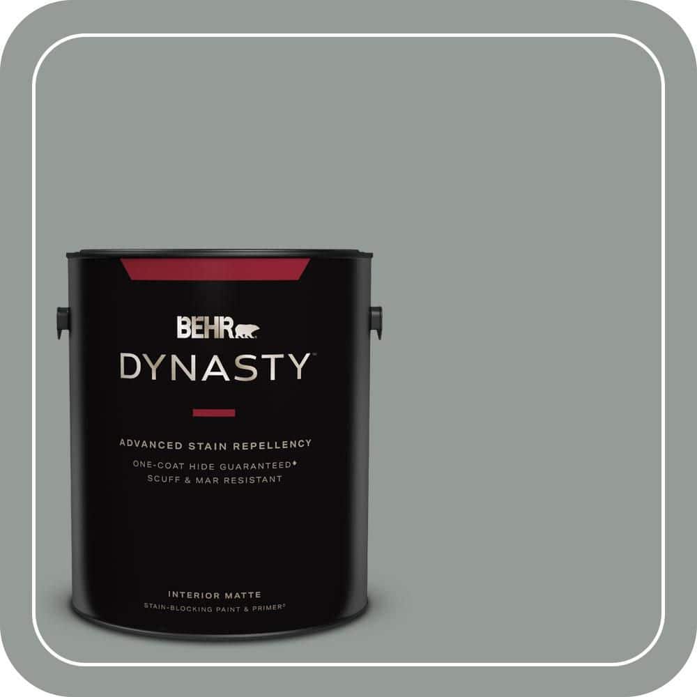 1 gal. #BXC-66 Dusk Blue Matte Interior Stain-Blocking Paint & Primer price history on PriceWatchPro
