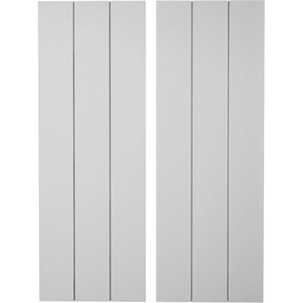 16.5 in. x 78 in. Timberthane Polyurethane 3-Board Joined Board-n-Batten Smooth Faux Wood Shutters, No Batten Pair price history on PriceWatchPro