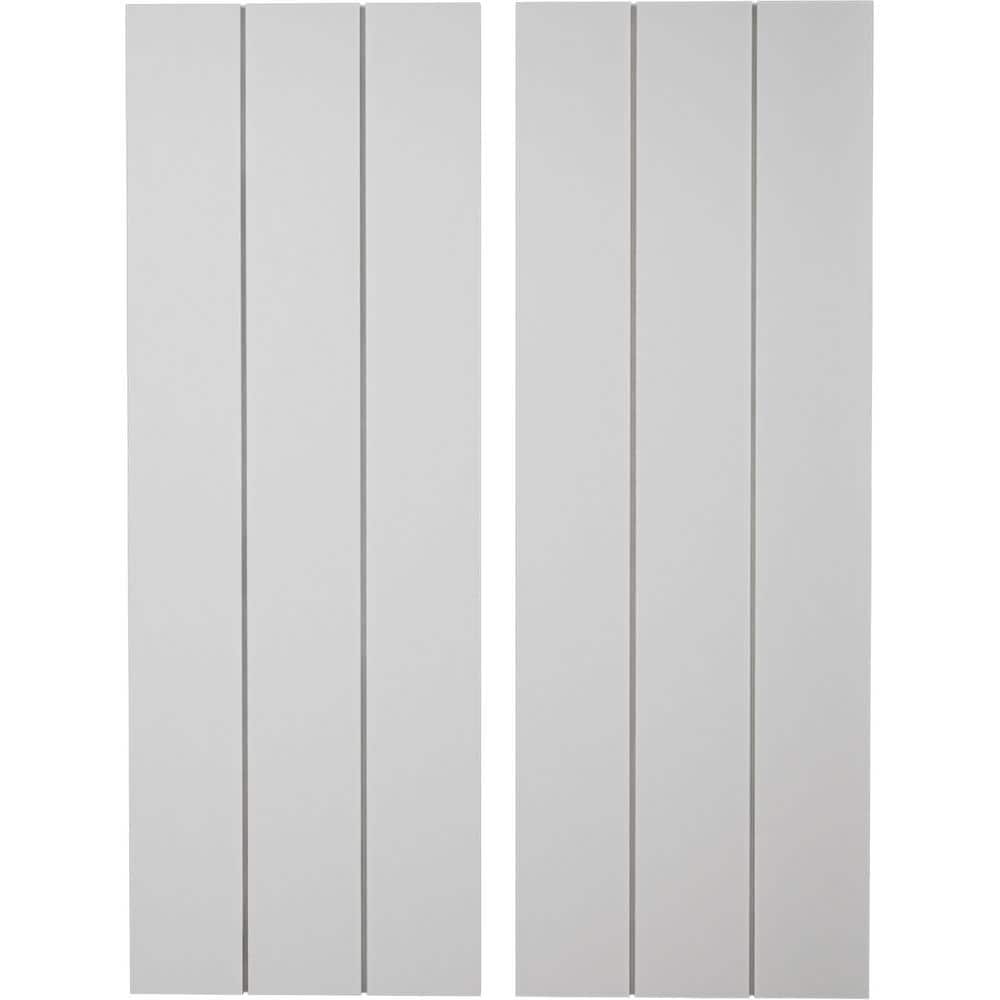 16.5 in. x 80 in. Timberthane Polyurethane 3-Board Joined Board-n-Batten Smooth Faux Wood Shutters, No Batten Pair price history on PriceWatchPro