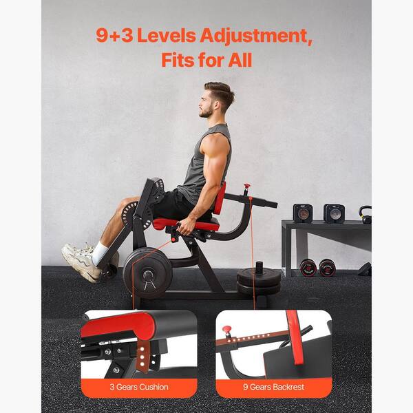 SKYSHALO Leg Extension and Curl Machine, 700 lbs. Capacity