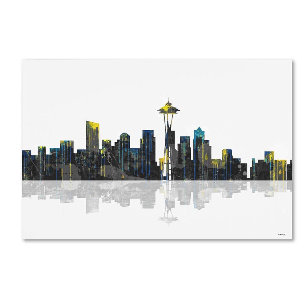 28skrumページ Have a question about Trademark Fine Art 22 in. x 32 in. Seattle