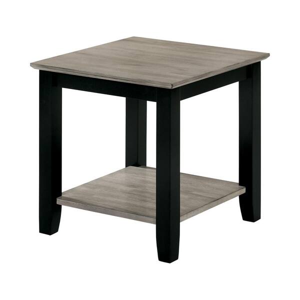 Furniture of America Parkview Gray and Black End Table IDF-4383E - The ...