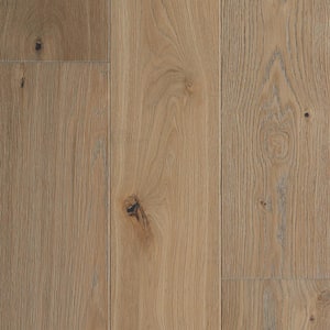 Take Home Sample - Roosevelt French Oak Water Resistant Wirebrushed Engineered Hardwood Flooring - 7.5 in. x 7 in.