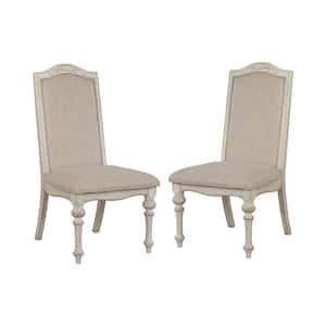 Willadeene Antique White Side Chairs (Set of 2)