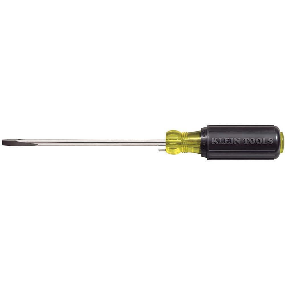 Klein Tools 1/4 in. Cabinet-Tip Wire Bending Flat Head Screwdriver