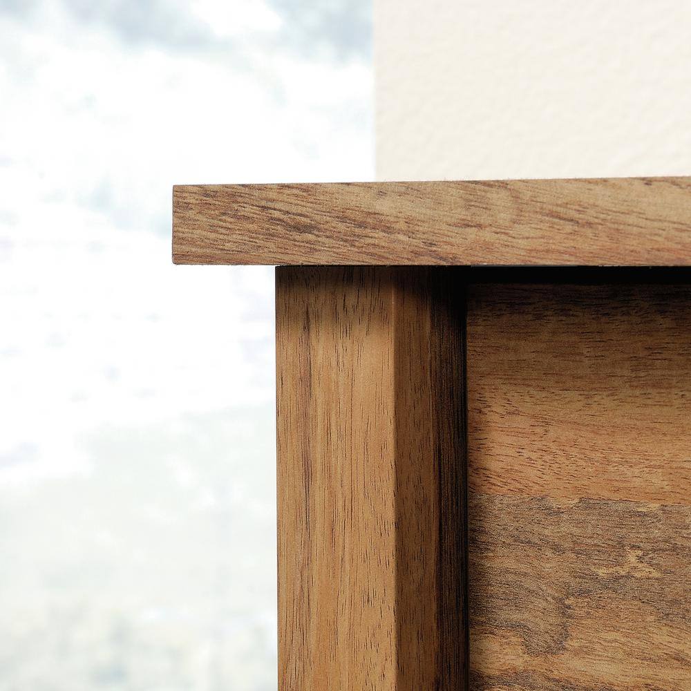 Sindoori Mango Double 6-Drawer Dresser with Herringbone Pattern