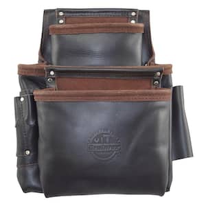 9-Pocket Oil Tanned Leather Framers Nail and Tools Pouch
