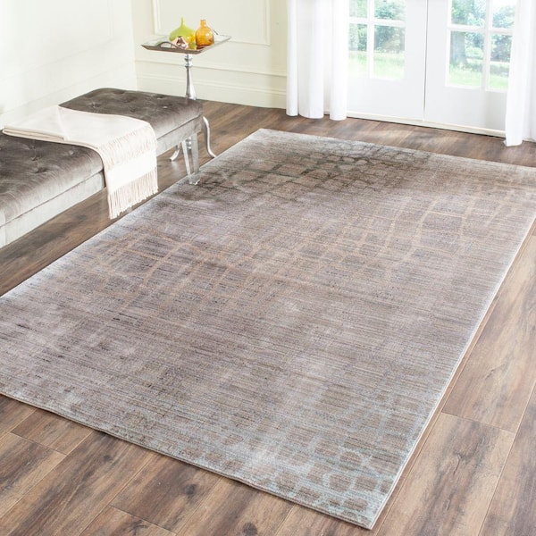 Valencia Grey/Multi 8 ft. x 10 ft. Geometric Area Rug
