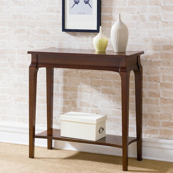 Leick Home Stratus 30 in. W Cherry Hall/Entryway Stand