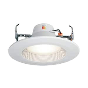 5 in./6 in. Selectable Integrated LED Recessed Trim Downlight 800 Lumens Color Changing CCT 2700K 3000K 4000K Dimmable