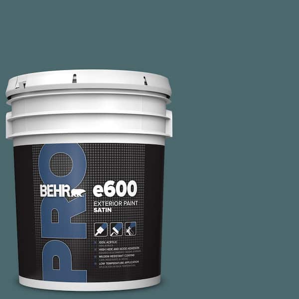 BEHR PRO 5 gal. #500F-7 Mythic Forest Satin Exterior Paint