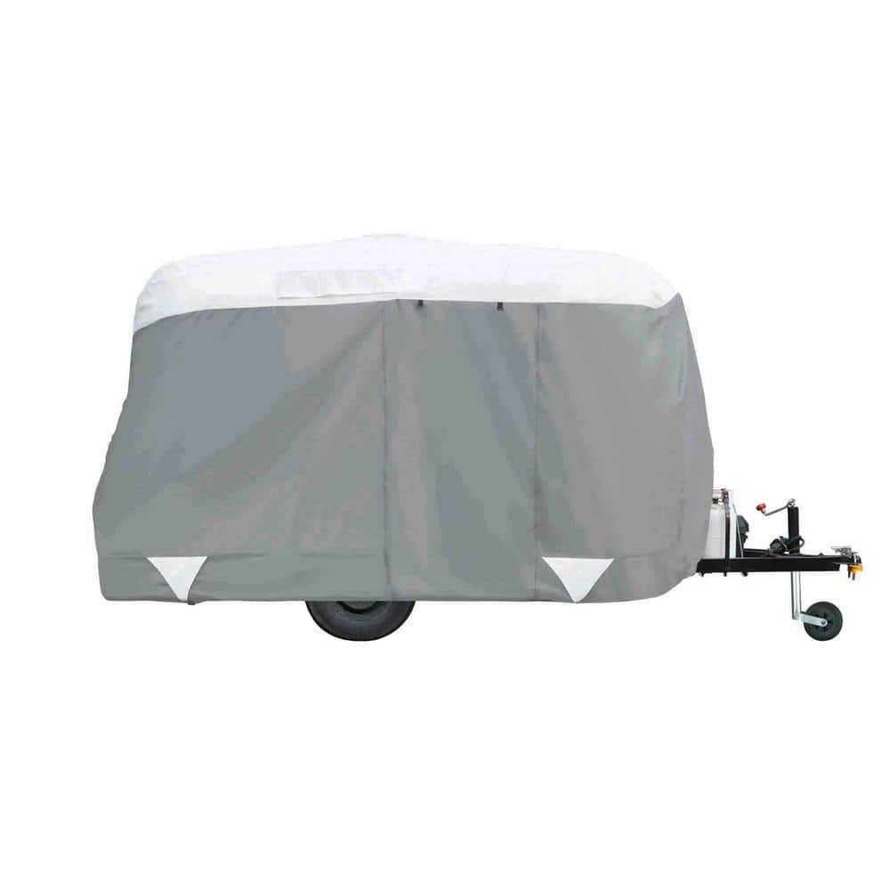Gray PolyPRO 3 Molded Fiberglass Travel Trailer Cover, 10-13 ft
