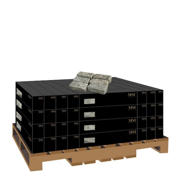 MSI Belgium Block 4 in. x 8 in. Granite Cobble Stone (216 Pieces/47.52 sq. ft./Pallet)