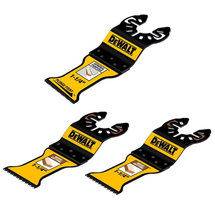 DEWALT Wood and General-Purpose Oscillating Tool Blade Set (3-Pack)