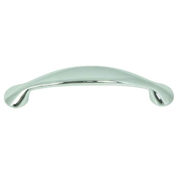 Stone Mill Hardware Silhouette 3-3/4 in. Center-to-Center Polished Chrome Cabinet Pull