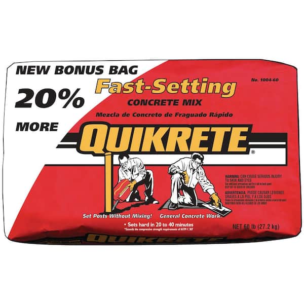 Quikrete 60 lb. Fast-Setting Concrete Mix